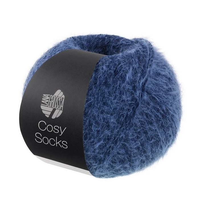 Lana Grossa Cosy Socks 13 donkerblauw