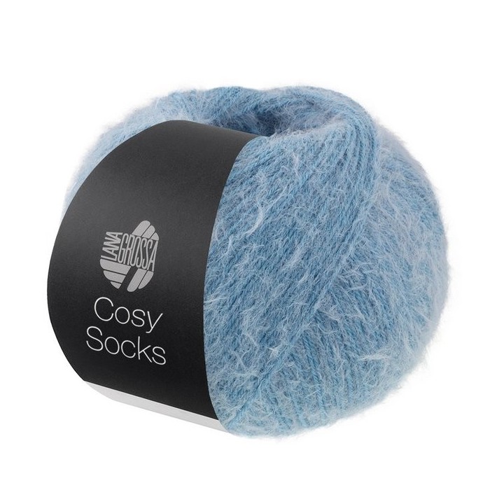 Lana Grossa Cosy Socks 14 duifblauw