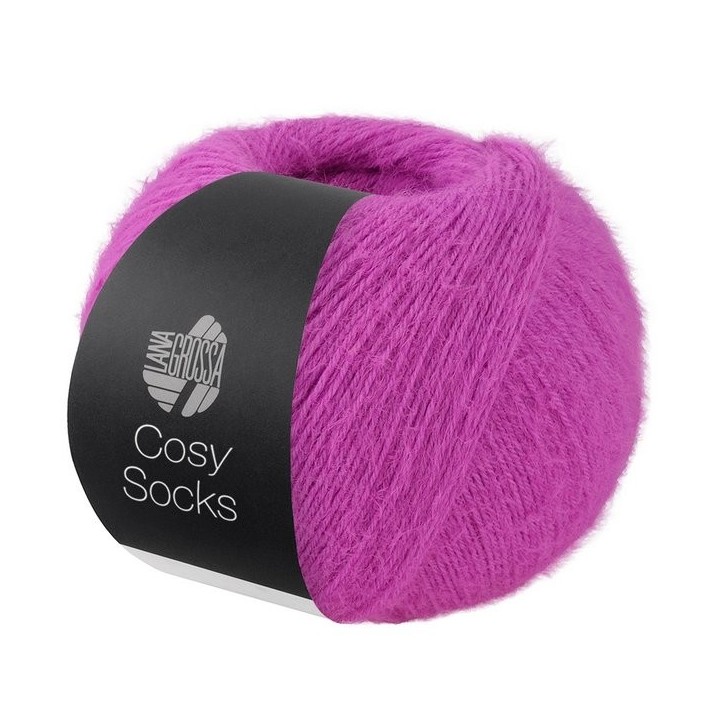 Lana Grossa Cosy Socks 16 Fuchsia