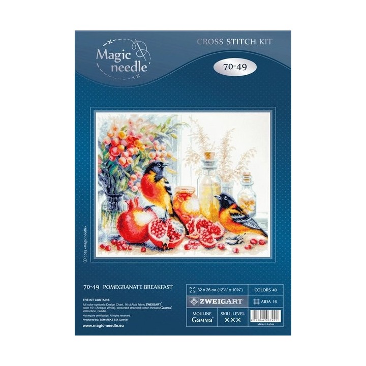 Borduurpakket Ontbijt met granaatappel