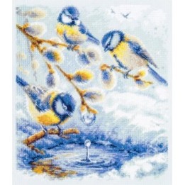 Kit de broderie La promesse du printemps