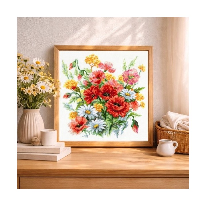 Kit de broderie Fleurs sauvages
