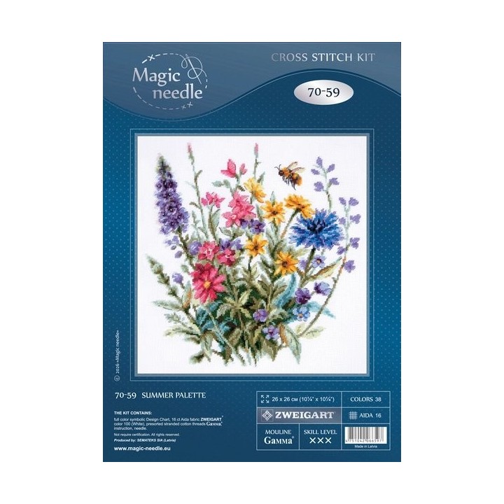 Embroidery kit Summer Palette