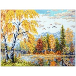 Embroidery kit Golden October