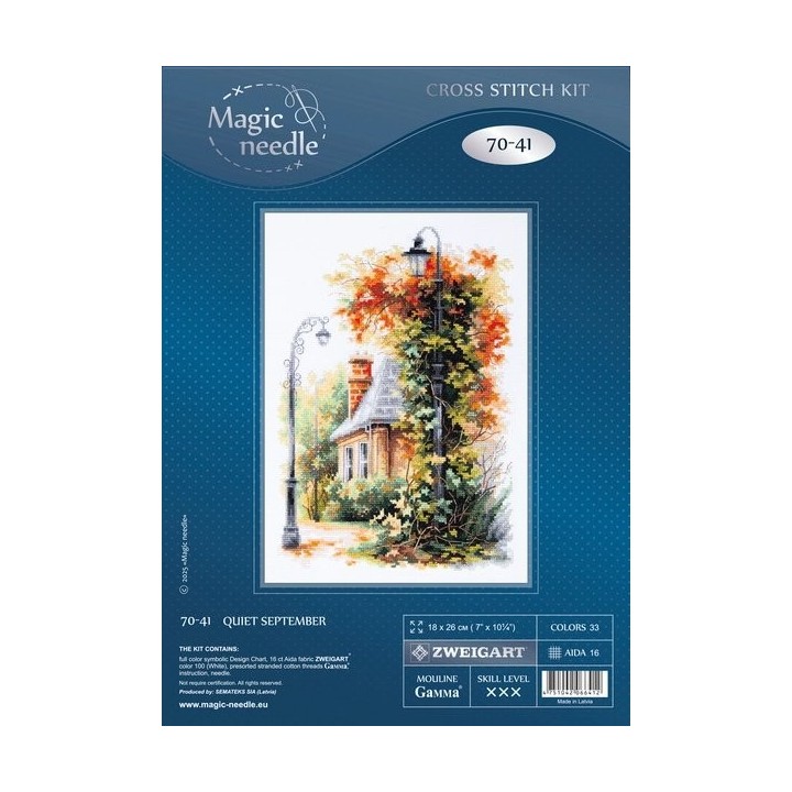 Embroidery kit Quiet September