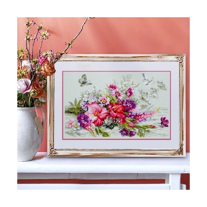 Embroidery kit Country Bouquet