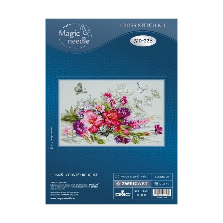 Embroidery kit Country Bouquet