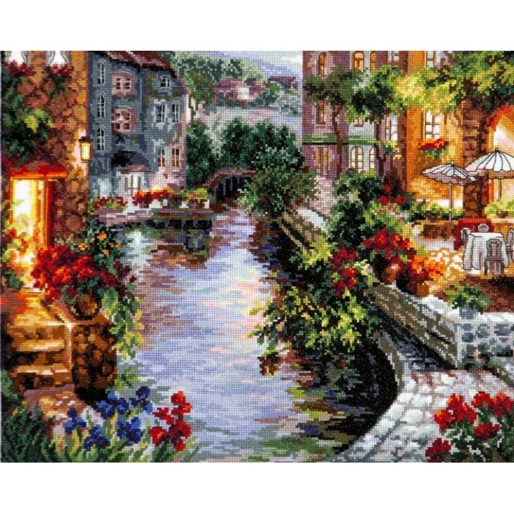 Embroidery kit Evening in Venice