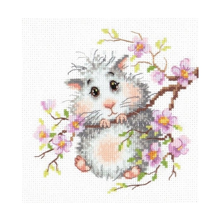 Kit de broderie Monsieur Hamster
