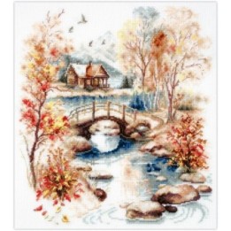 Embroidery kit Autumn Watercolor