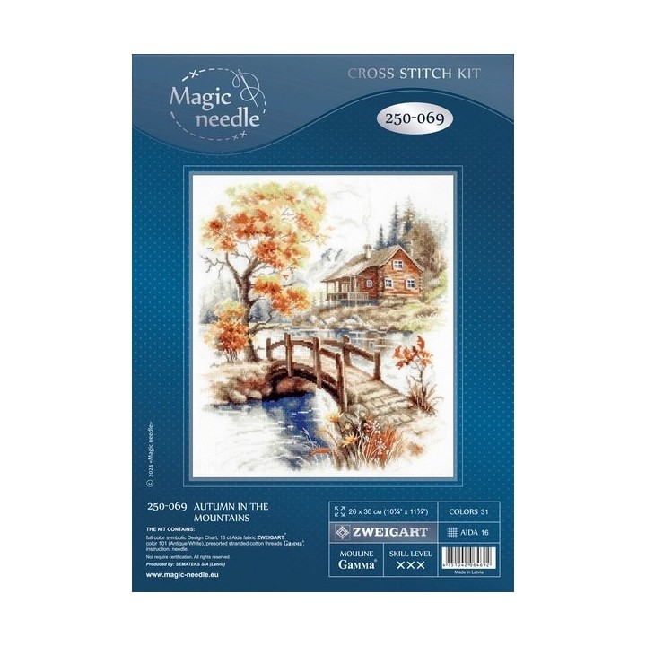 Embroidery kit Autumn in the Mountains