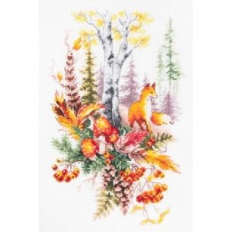 Borduurpakket Herfstbosgeest