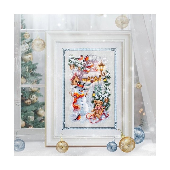 Embroidery kit Winter Hoiyday