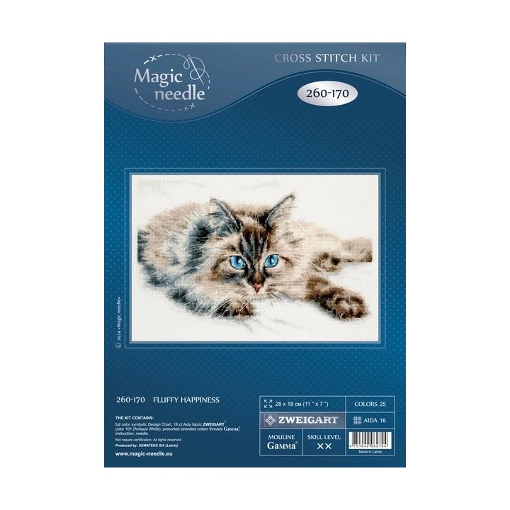 Embroidery kit Fluffy Happiness
