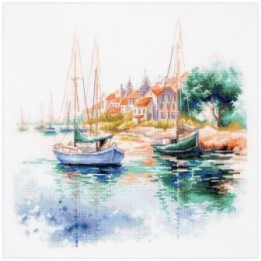 Stickset Der stille Hafen