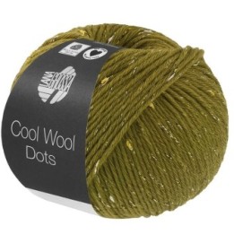 Lana Grossa Cool Wool Dots Vert olive 007