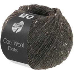 Lana Grossa Cool Wool Dots Gris foncé 010