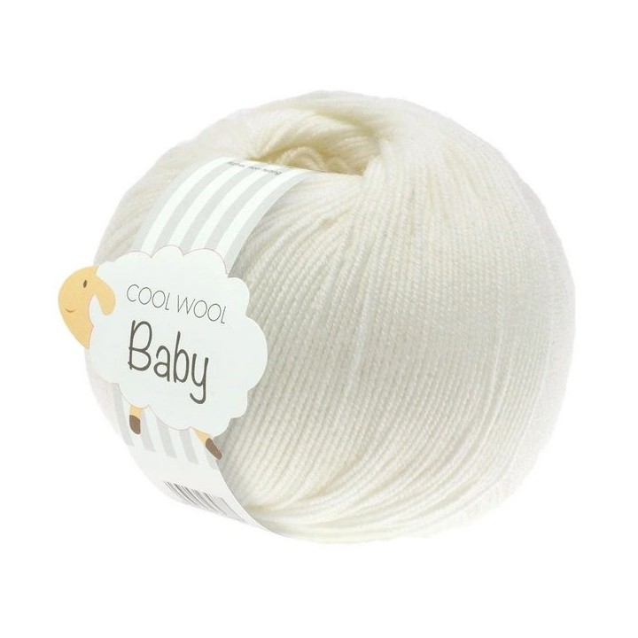 Lana Grossa Cool Wool Baby 213 craie