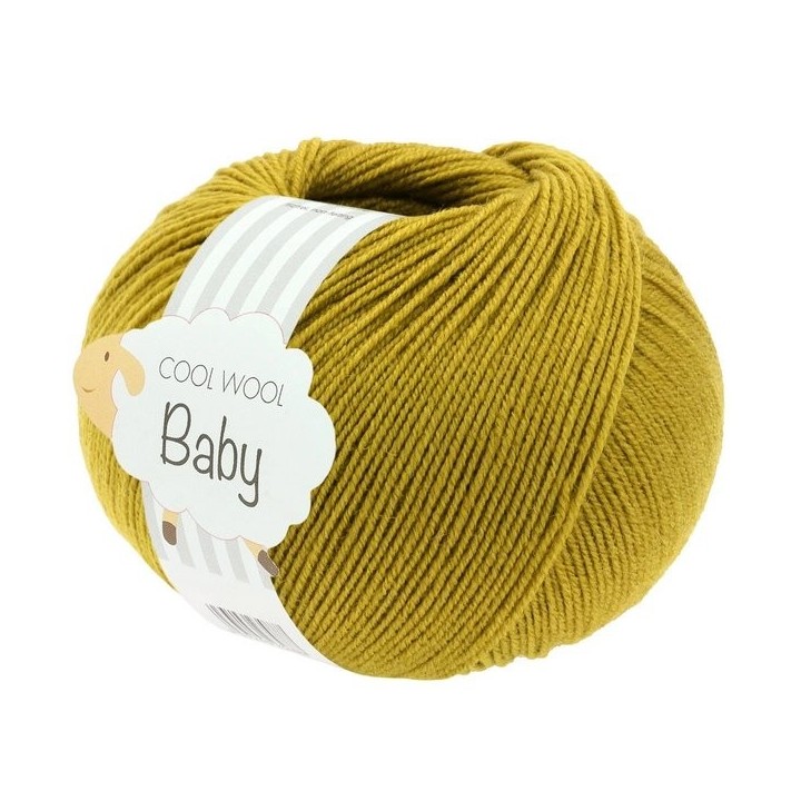 Lana Grossa Cool Wool Baby 346 Senfgelb