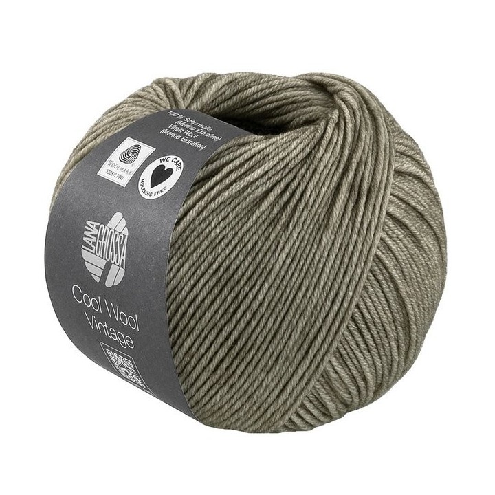 Lana Grossa Cool Wool Vintage cement gray 7395