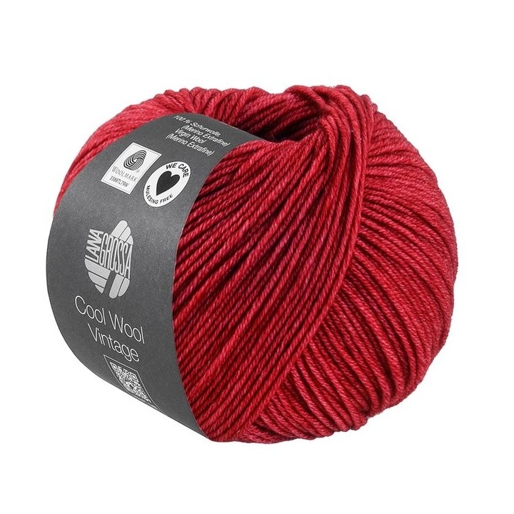 Lana Grossa Cool Wool Vintage fire red 7398