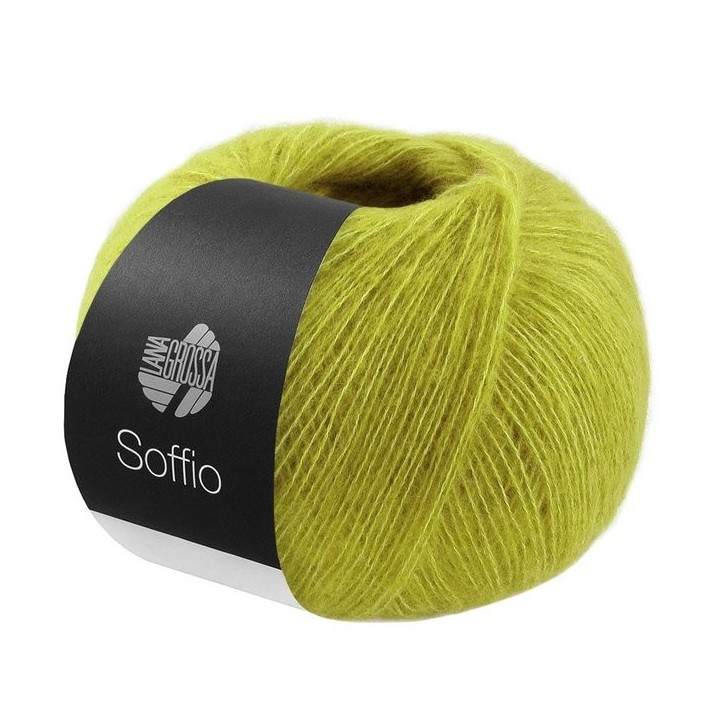 Lana Grossa Soffio 036 vert olive clair