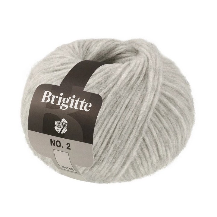 Lana Grossa Brigitte n° 2 gris argent 13