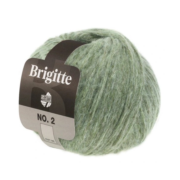 Lana Grossa Brigitte n° 2 grey green 18