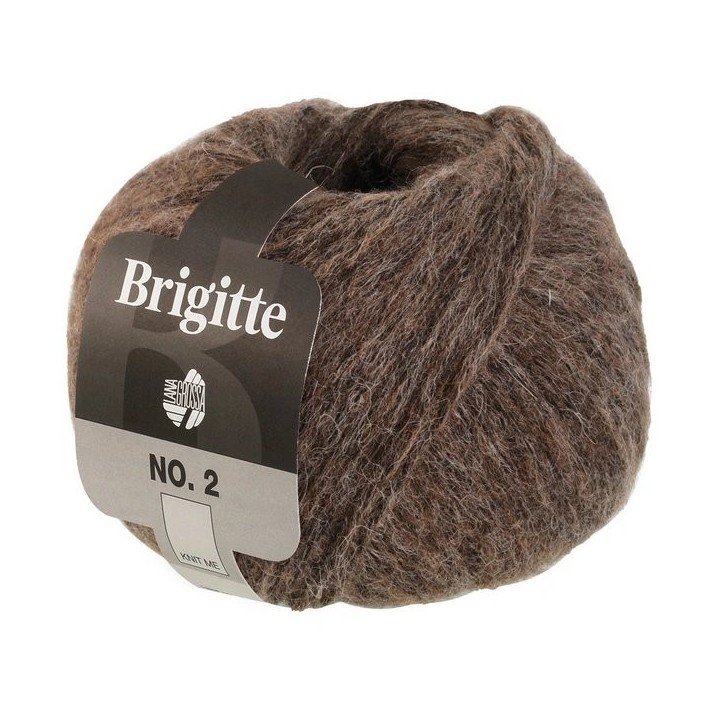 Lana Grossa Brigitte n° 2 gris-brun 60