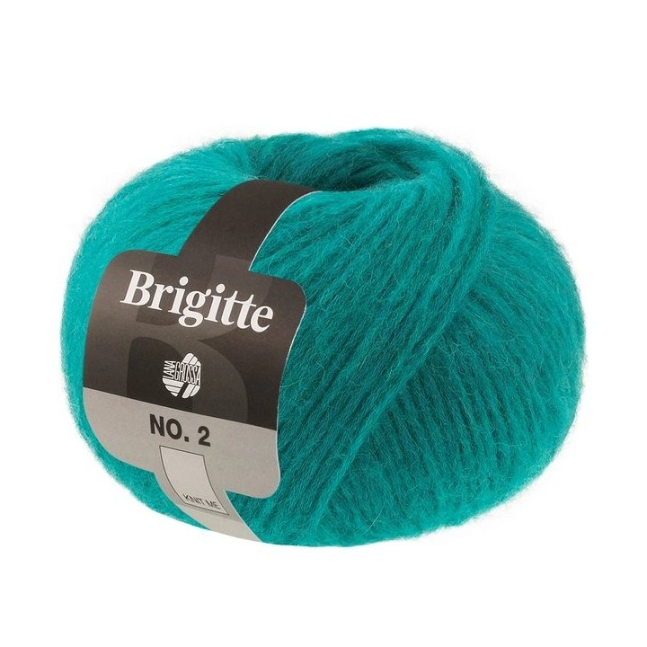 Lana Grossa Brigitte nr 2 blauwgroen 86