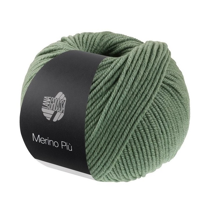 Lana Grossa Merino Piu vert oléandre 04