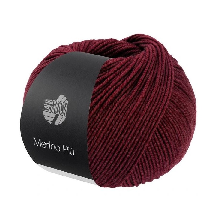 Lana Grossa Merino Piu bordeaux 17