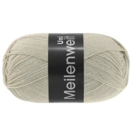 Lana Grossa Meilenweit Uni 100 Grijsbeige 1398