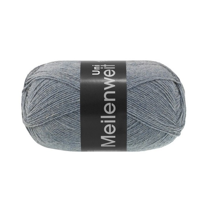 Lana Grossa Meilenweit Uni 100 Jeansblauw 1399