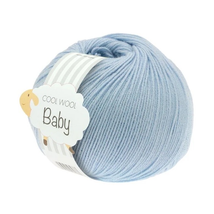 Lana Grossa Cool Wool Baby 208 light blue