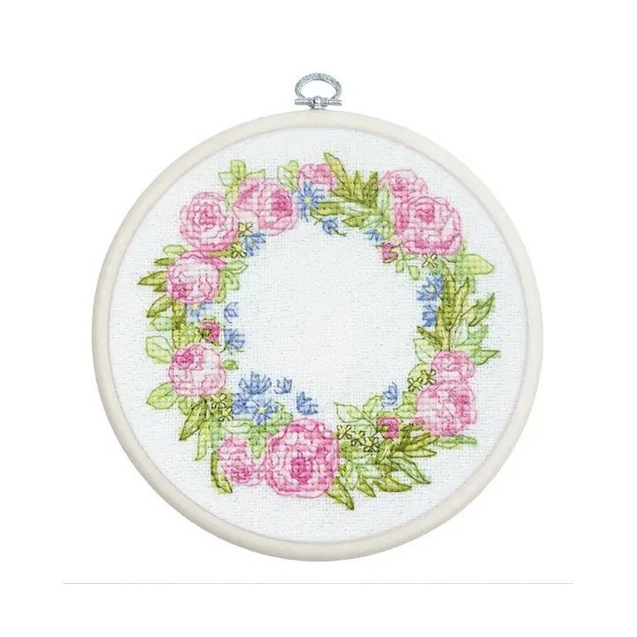 Embroidery kit Summer Wreath