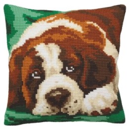 Stitch cushion kit St. Bernard 5165