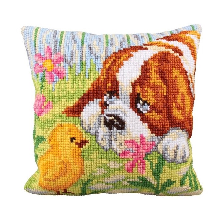 Coussin à broder Rencontre 5209