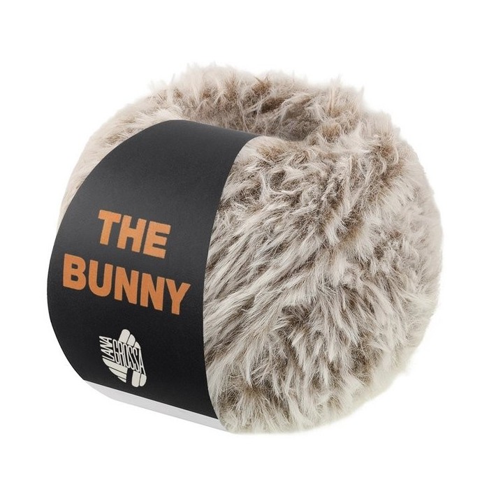 Knitting yarn  The Bunny Off-white/Dark brown 10