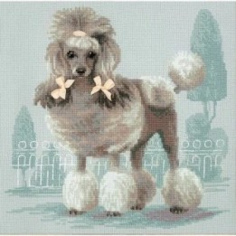 Kit de broderie Caniche