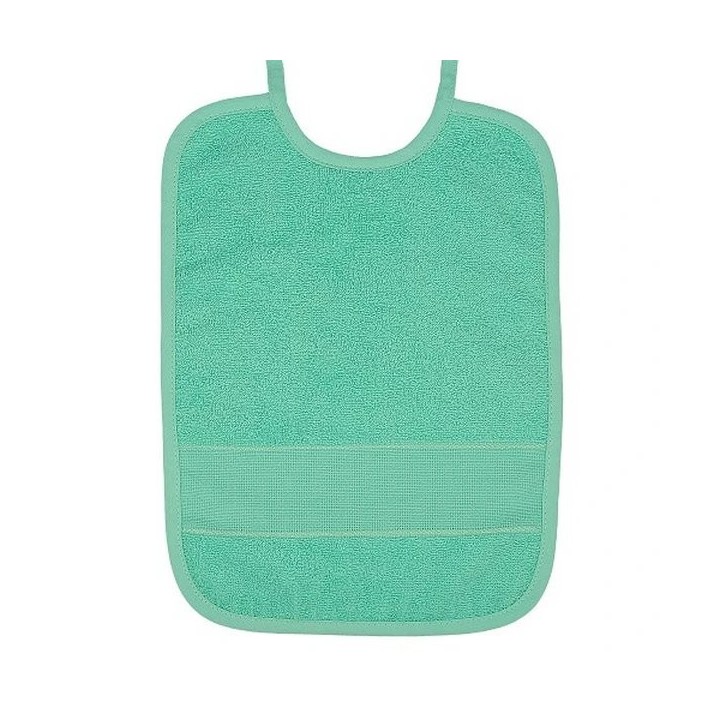 Bavoir éponge  menthe