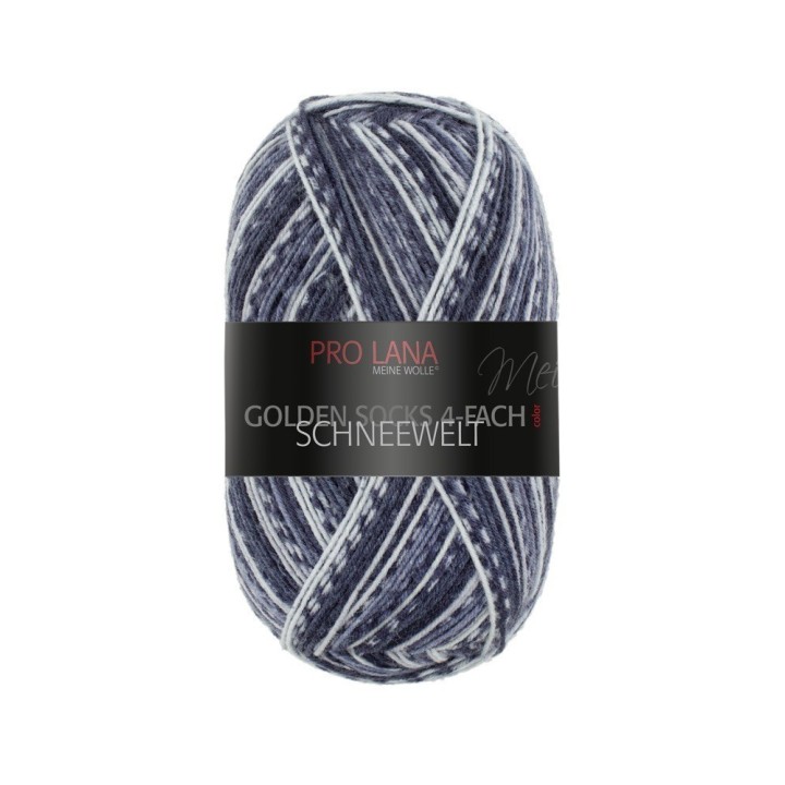 Sokkenwol Pro Lana Golden Socks Schneewelt 37909