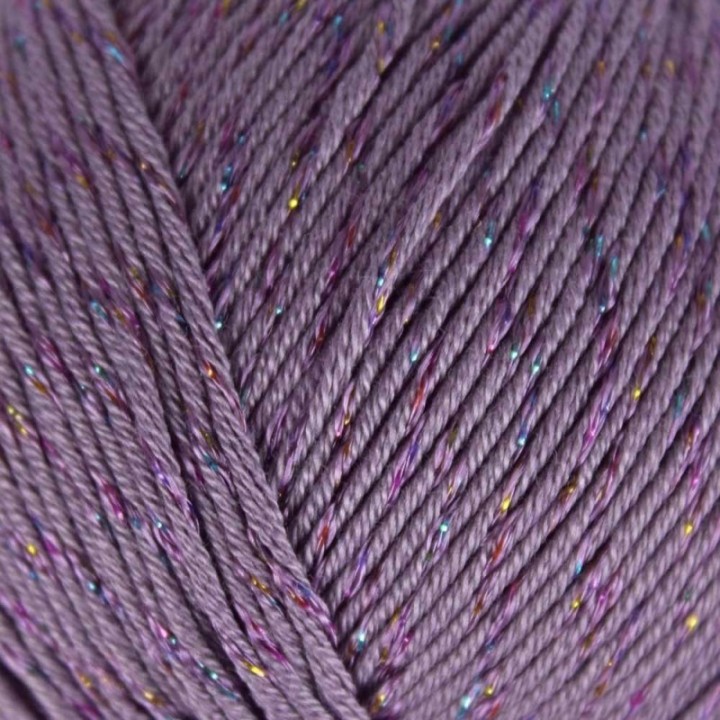 Laine Scheepjes Essentials cotton glitz mauve 013