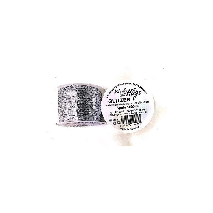  Woolly Hugs Woolly Hugs Glitzer Silber