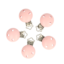   Holz Schnullerclip babyroza