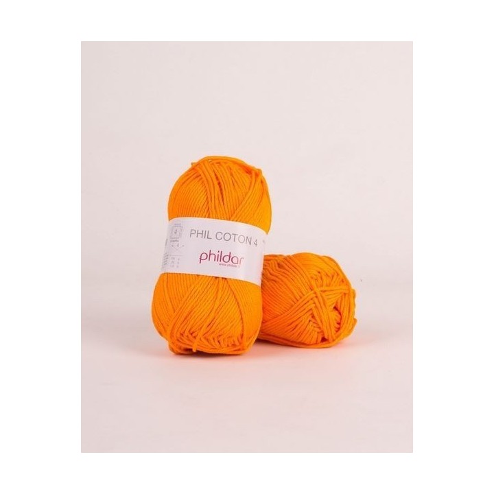 Phildar Phil Coton 4 mandarine