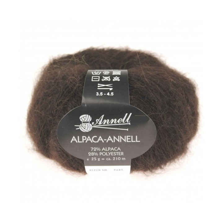 Strickwolle Annell Alpaca Annell 5701 braun