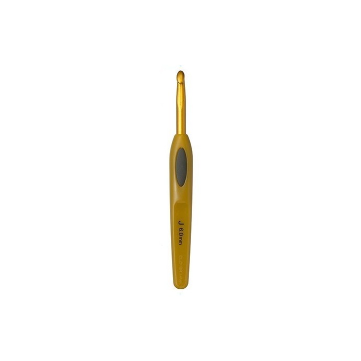  Clover Haaknaald soft touch 6 mm