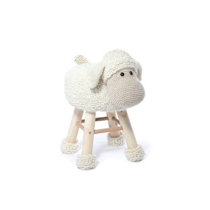   Tabourets animaliers au crochet partie 1
