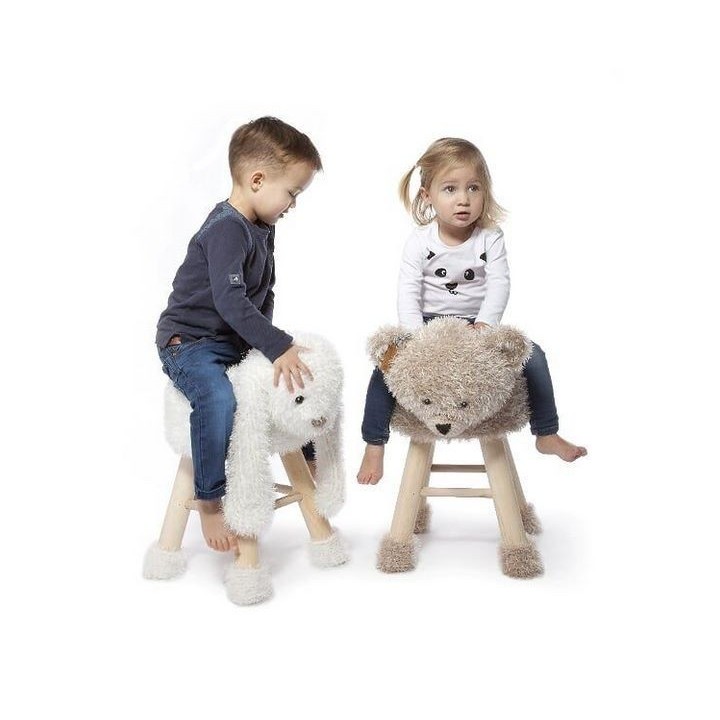   Tabourets animaliers au crochet partie 1